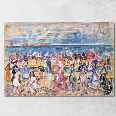 Vacanza Nel New England Maurice Prendergast mpr21 quadro stampa su tela