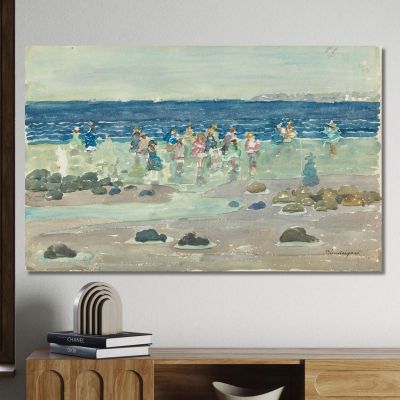 Marée Basse Maurice Prendergast, mpr30 tableau impression sur toile
