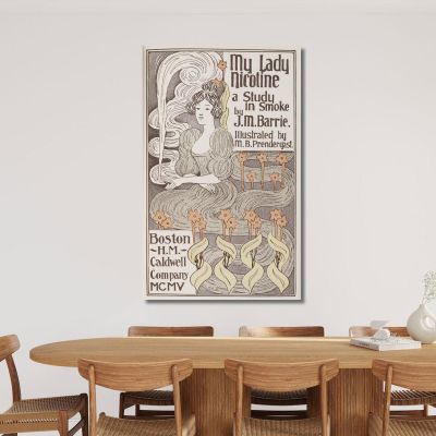 My Lady Nicotine Maurice Prendergast, mpr32 canvas print