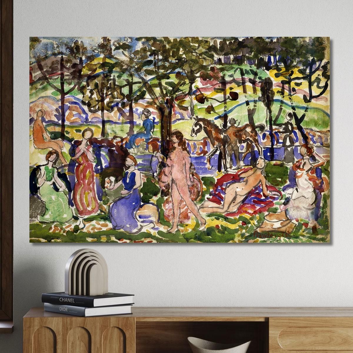 Scena Del Parco 2 Maurice Prendergast mpr38 quadro stampa su tela