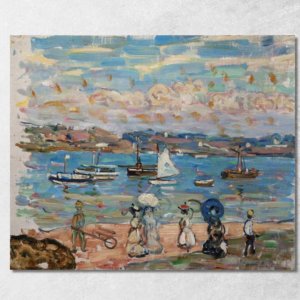 Passeggiata Lungo Il Mare Maurice Prendergast mpr44 quadro stampa su tela Passeggiata Lungo Il Mare Maurice Prendergast mpr44 quadro stampa su tela