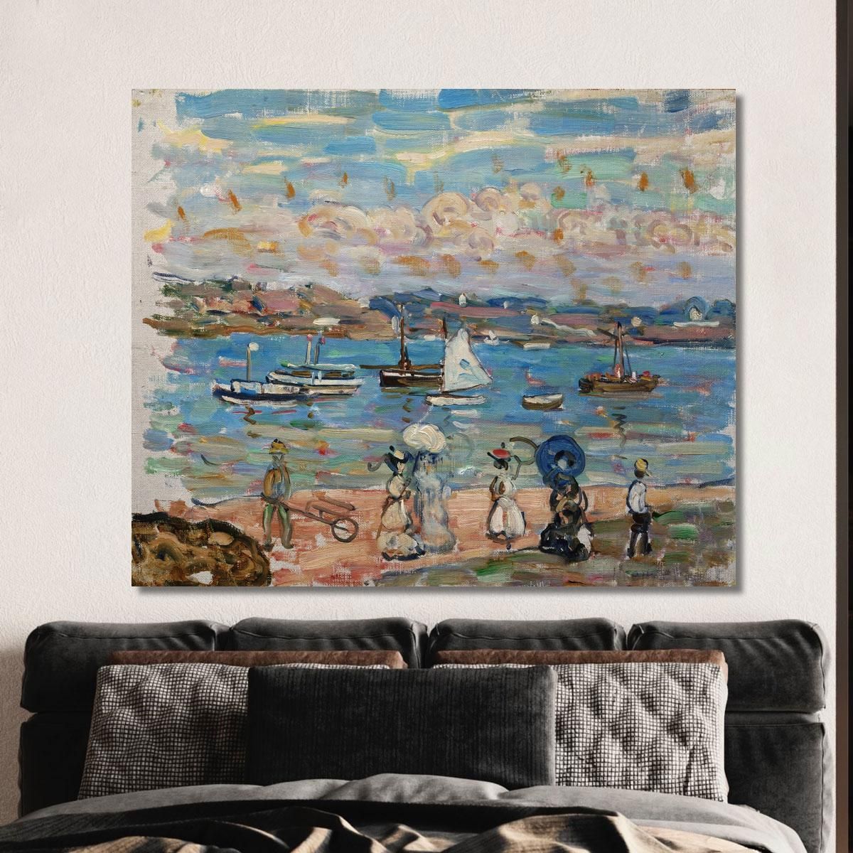 Passeggiata Lungo Il Mare Maurice Prendergast mpr44 quadro stampa su tela