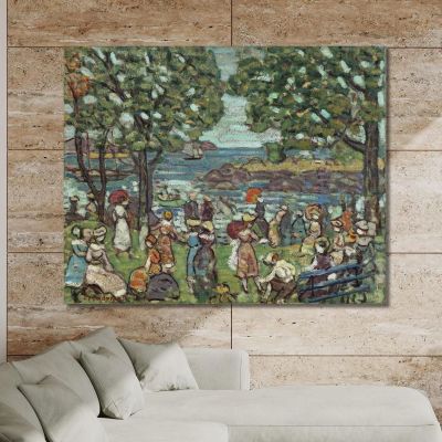 Cala Di Salem Maurice Prendergast mpr49 quadro stampa su tela