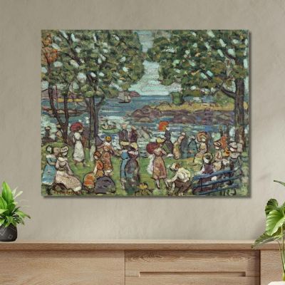 Cala Di Salem Maurice Prendergast mpr49 quadro stampa su tela