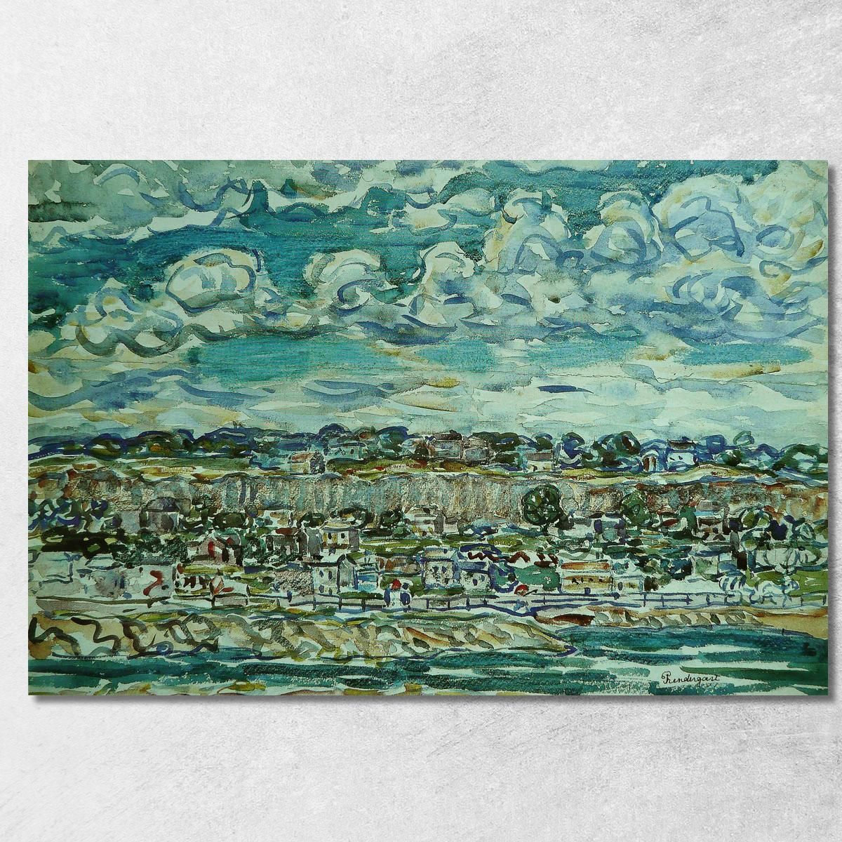 St. Malo Maurice Prendergast mpr56 quadro stampa su tela St. Malo Maurice Prendergast mpr56 quadro stampa su tela