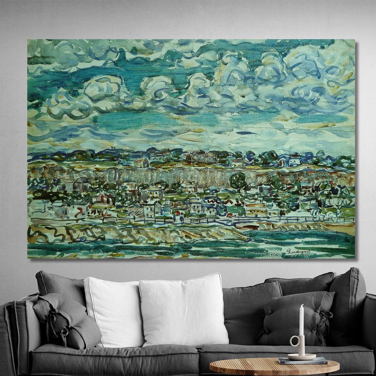 St. Malo Maurice Prendergast mpr56 quadro stampa su tela