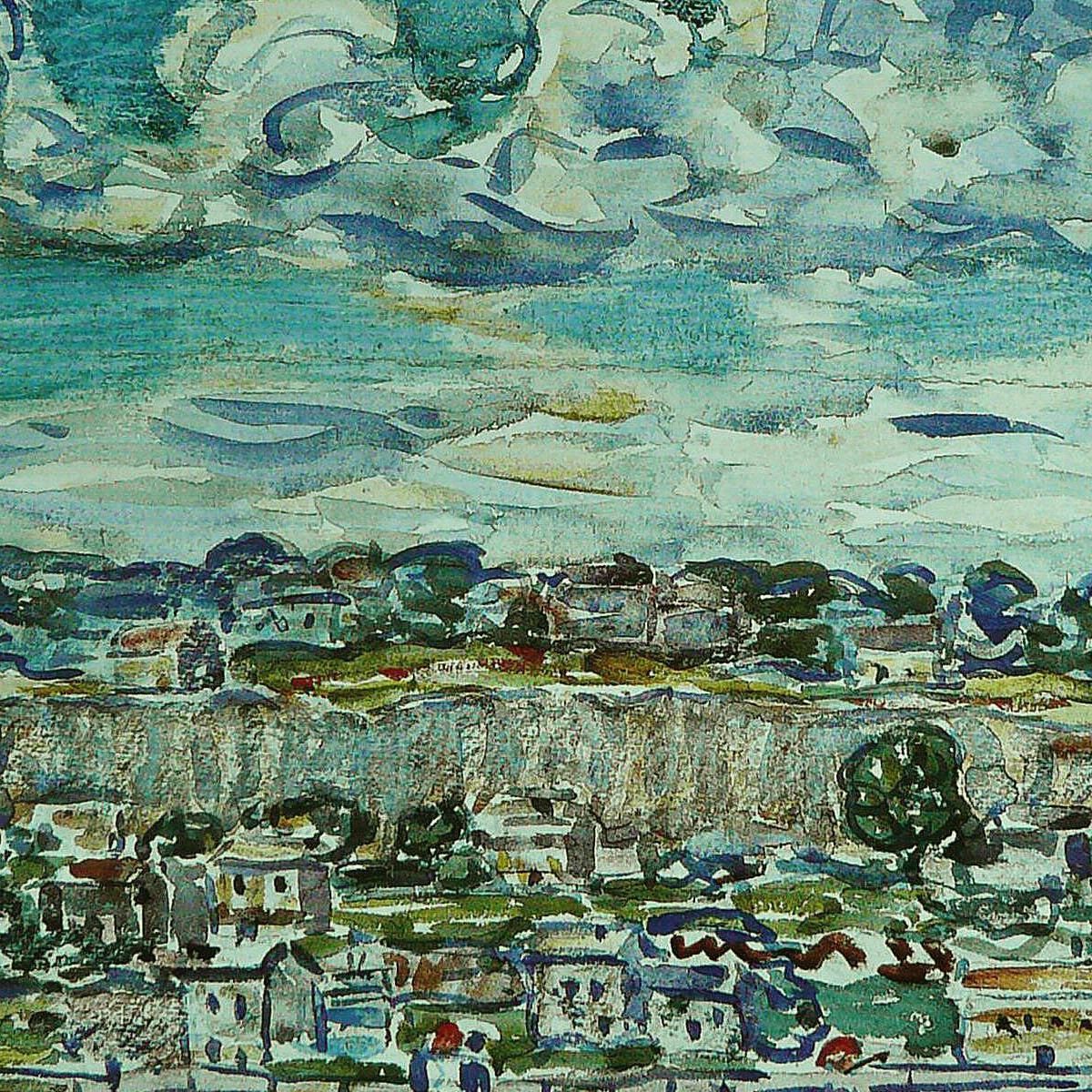 St. Malo Maurice Prendergast mpr56 quadro stampa su tela