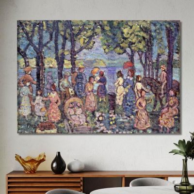 Estate Nel New England Maurice Prendergast mpr57 quadro stampa su tela