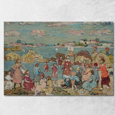 La Riva Maurice Prendergast mpr68 quadro stampa su tela