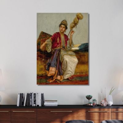 The Spinner Rudolf Ernst, rer25 canvas print
