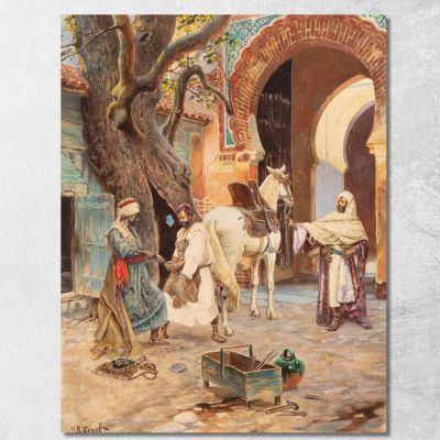 Il Maniscalco Rudolf Ernst rer42 quadro stampa su tela