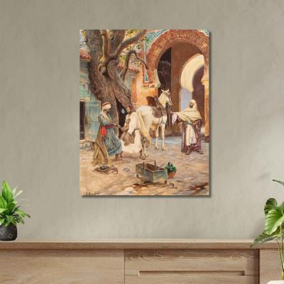 The Farrier Rudolf Ernst, rer42 canvas print