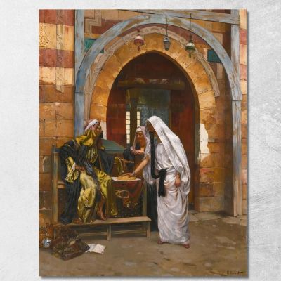 La Chiromante Rudolf Ernst rer45 quadro stampa su tela