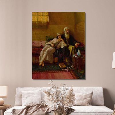 The Musician Rudolf Ernst, rer51 canvas print