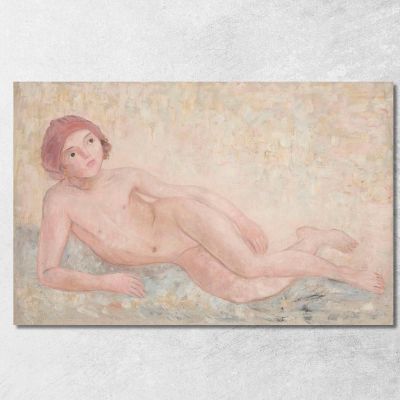 Nudo Di Ragazza Distesa Tadeusz Makowski tmk2 quadro stampa su tela