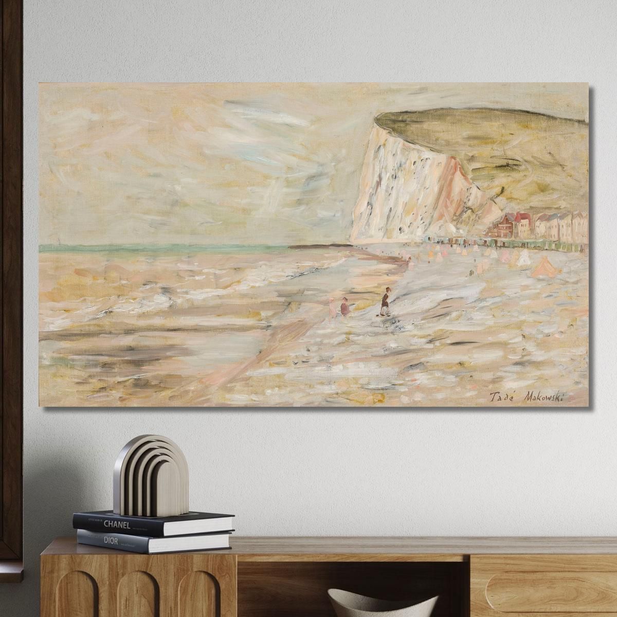 Spiaggia Tadeusz Makowski tmk12 quadro stampa su tela