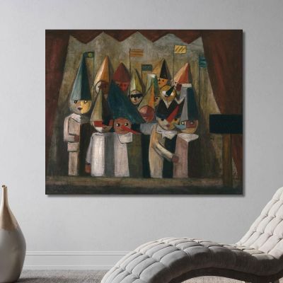Children'S Theatre Tadeusz Makowski, tmk32 canvas print