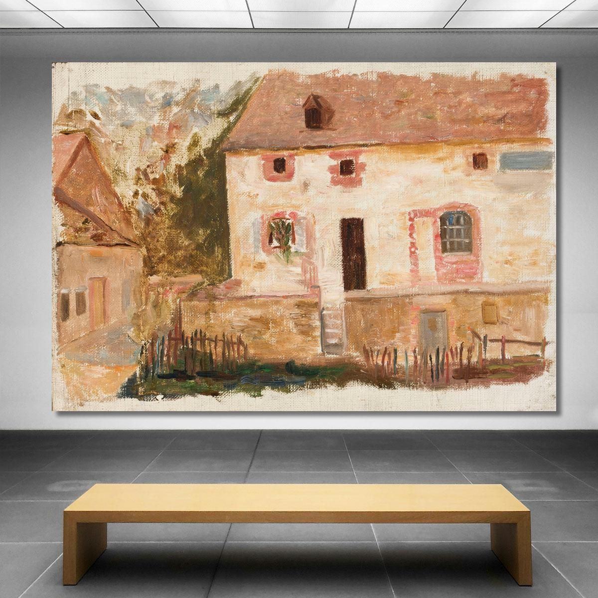 Casa Con Staccionata Tadeusz Makowski tmk36 quadro stampa su tela