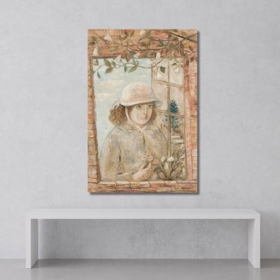 Flowered Window Tadeusz Makowski, tmk58 canvas print