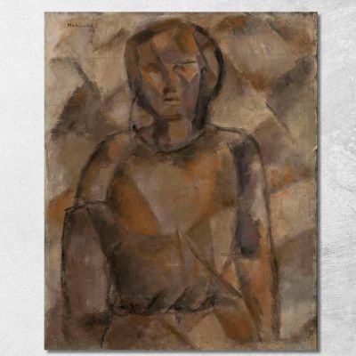 Ragazza Tadeusz Makowski tmk66 quadro stampa su tela