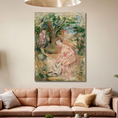 Dans Un Bain Tadeusz Makowski, tmk84 tableau impression sur toile