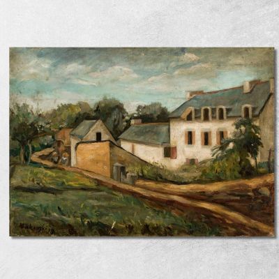 Paesaggio Da Le Pouldu Tadeusz Makowski tmk94 quadro stampa su tela