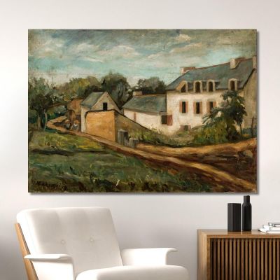 Paisaje De Le Pouldu Tadeusz Makowski, tmk94 cuadro en lienzo