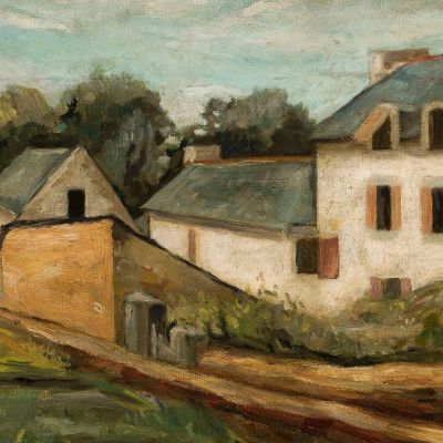 Paesaggio Da Le Pouldu Tadeusz Makowski tmk94 quadro stampa su tela Paesaggio Da Le Pouldu Tadeusz Makowski tmk94 quadro stampa su tela