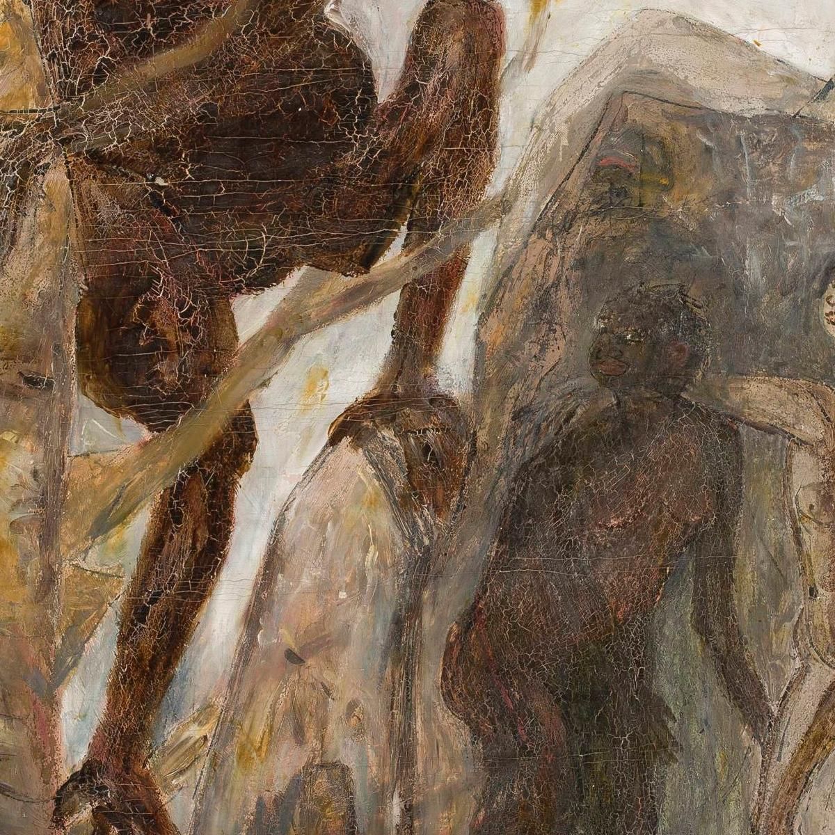 Paesaggio Con Una Scimmia Tadeusz Makowski tmk96 quadro stampa su tela