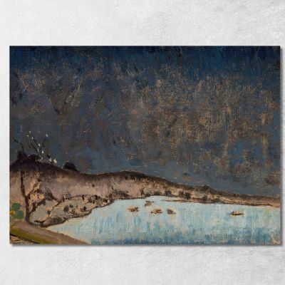 Paesaggio Con Nuvole Tadeusz Makowski tmk99 quadro stampa su tela