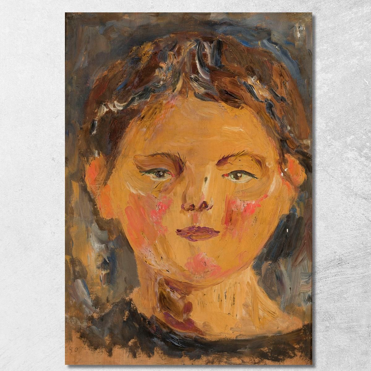 Testa Di Bambina 2 Tadeusz Makowski tmk110 quadro stampa su tela Testa Di Bambina 2 Tadeusz Makowski tmk110 quadro stampa su tela