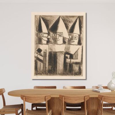 Masques Tadeusz Makowski, tmk118 tableau impression sur toile