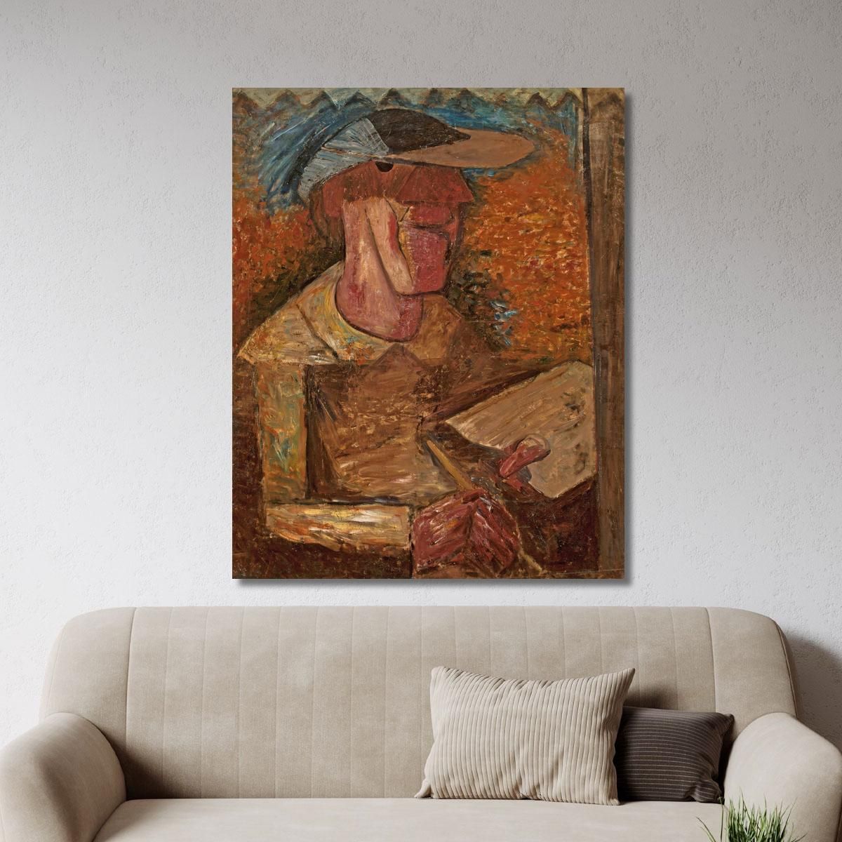 Mascherata Al Buio Tadeusz Makowski tmk119 quadro stampa su tela