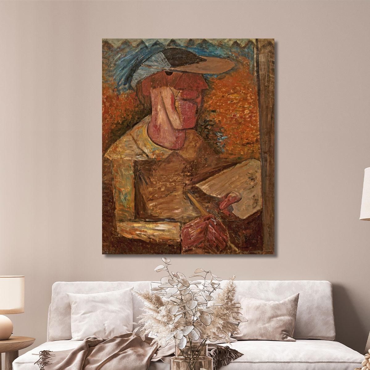 Mascherata Al Buio Tadeusz Makowski tmk119 quadro stampa su tela