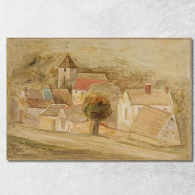 Piccola Città Tadeusz Makowski tmk122 quadro stampa su tela