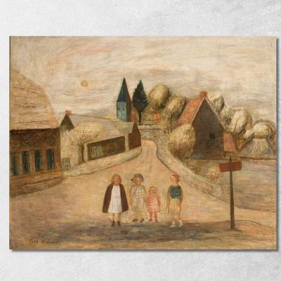 Paesaggio Normanno Breuilpont Tadeusz Makowski tmk128 quadro stampa su tela