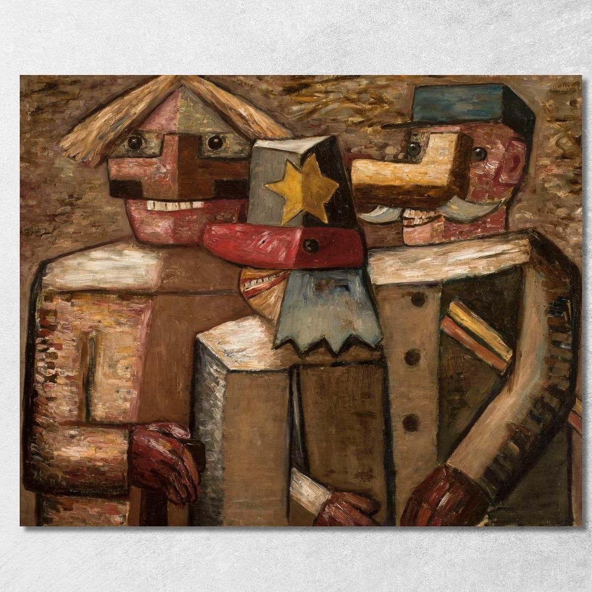 Ferroviari Tadeusz Makowski tmk151 quadro stampa su tela Ferroviari Tadeusz Makowski tmk151 quadro stampa su tela