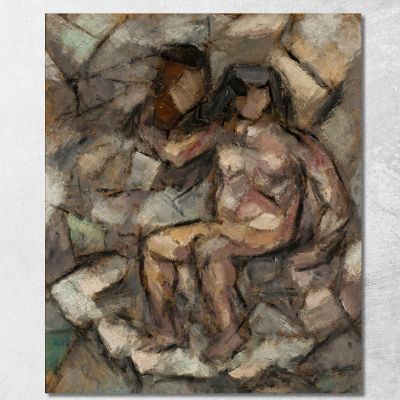 Riposo Tadeusz Makowski tmk152 quadro stampa su tela