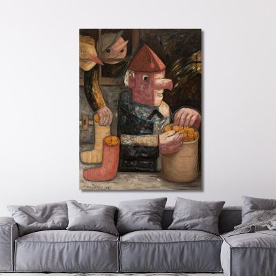 Return From School Tadeusz Makowski, tmk154 canvas print