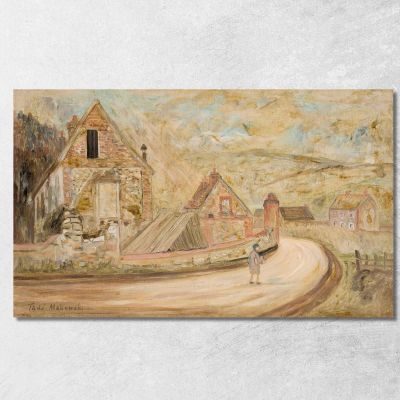 Strada Per Merey Tadeusz Makowski tmk157 quadro stampa su tela
