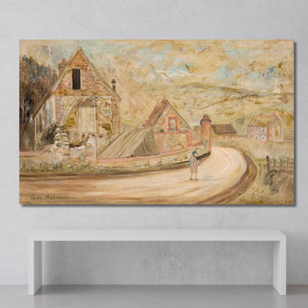 Strada Per Merey Tadeusz Makowski tmk157 quadro stampa su tela