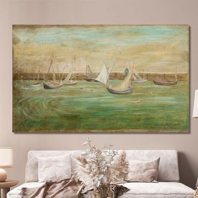 Sailing Boats Tadeusz Makowski, tmk167 canvas print