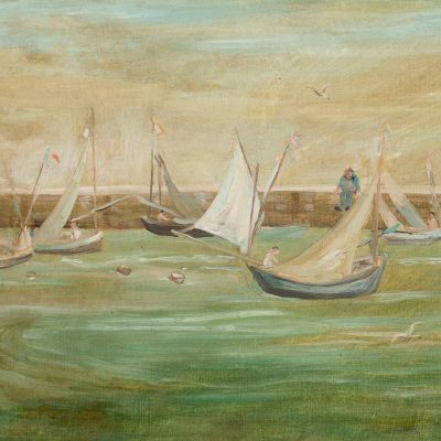 Barche A Vela Tadeusz Makowski tmk167 quadro stampa su tela Barche A Vela Tadeusz Makowski tmk167 quadro stampa su tela