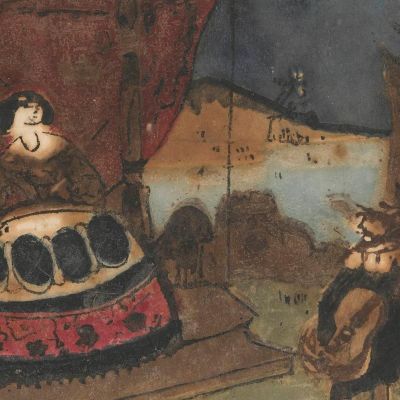 Serenata Tadeusz Makowski tmk171 quadro stampa su tela Serenata Tadeusz Makowski tmk171 quadro stampa su tela