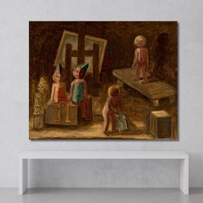 Piccolo Modello Tadeusz Makowski, tmk176 quadro stampa su tela
