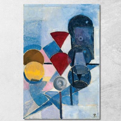 Composizione Ii (Natura Morta) Theo van Doesburg tvd6 quadro stampa su tela