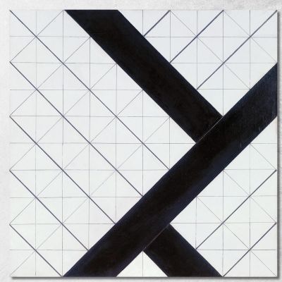 Contro-Composizione Vi Theo van Doesburg tvd13 quadro stampa su tela