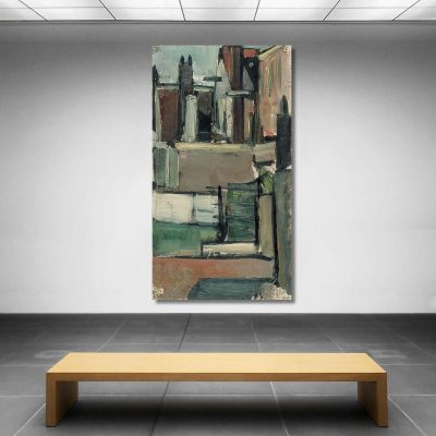 Häuser Theo van Doesburg, tvd16 drucken auf leinwand