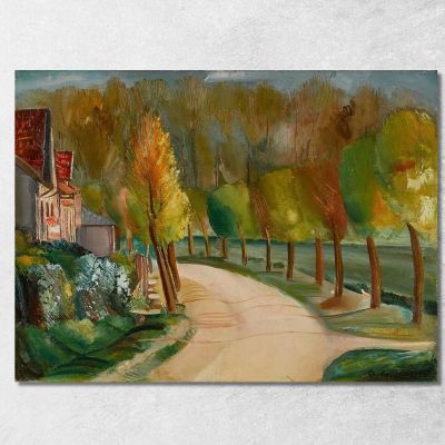 Lungo Il Fiume Boris Grigoriev bgr14 quadro stampa su tela