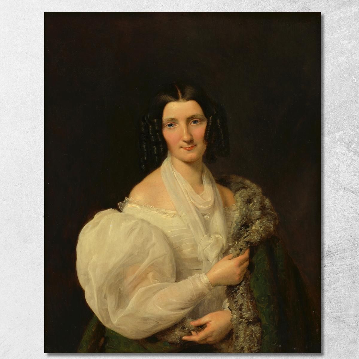 Barbara Von Schickh Come Sposa Di Wolfgang Ritter Von Manner Ferdinand Georg Waldmüller fgw11 quadro stampa su tela Barbara Von Schickh Come Sposa Di Wolfgang Ritter Von Manner Ferdinand Georg Waldmüller fgw11 quadro stampa su tela
